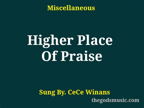higher praise lyrics|Higher Praise Christian Church .